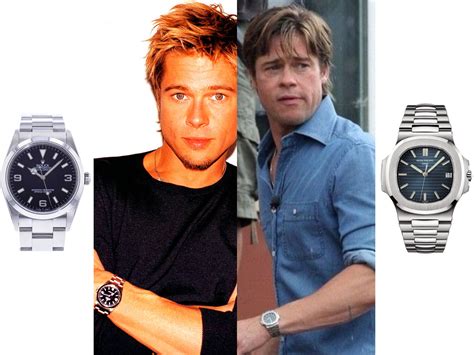 brad pitt wrist watches.